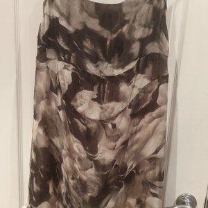 Diesel Black Gol Smoky Grey Tan Black Dress Size 6